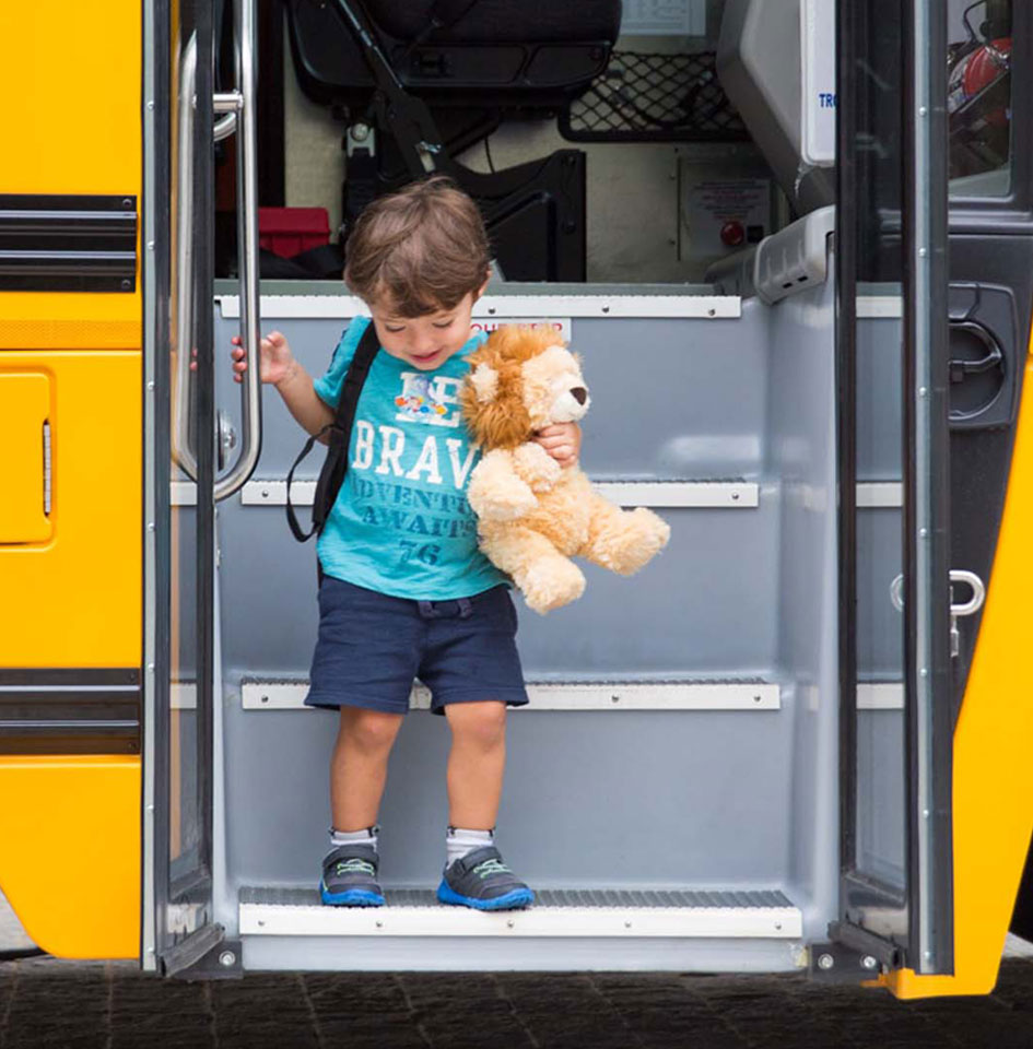 Minibus scolaire